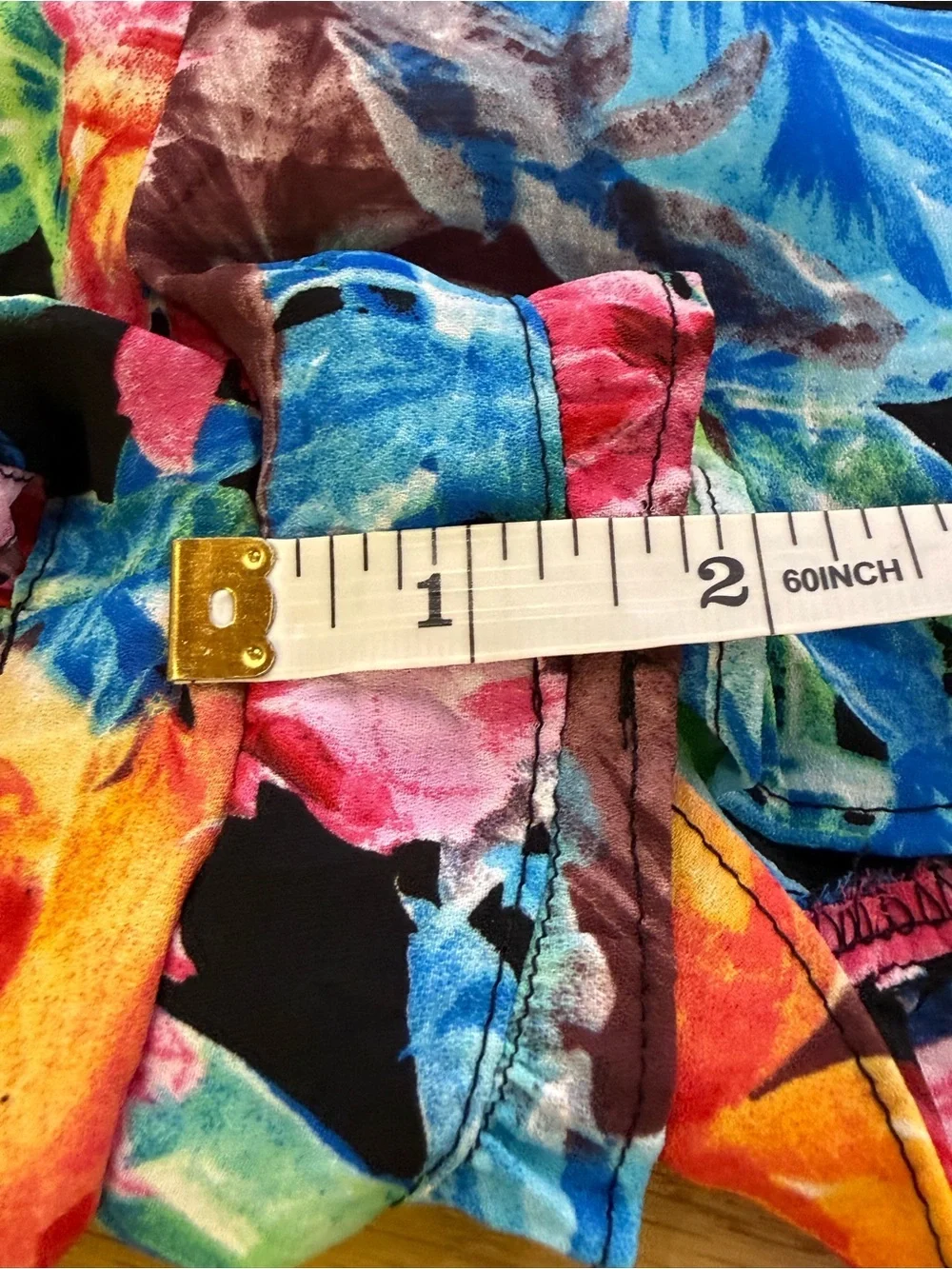 Show Me Your Mumu Black Multi-Color Floral Long sleeve Romper Coverup Size Small